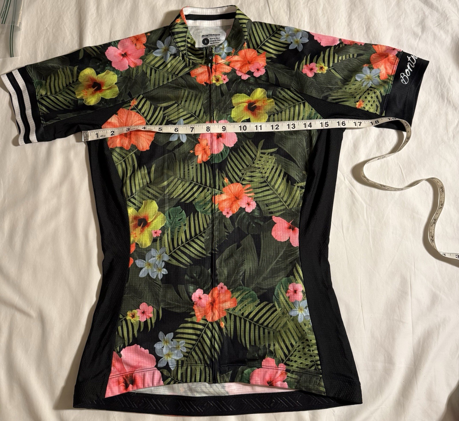 Bontrager Cycling Jersey Women’s Small Floral Hawaiian Only $15