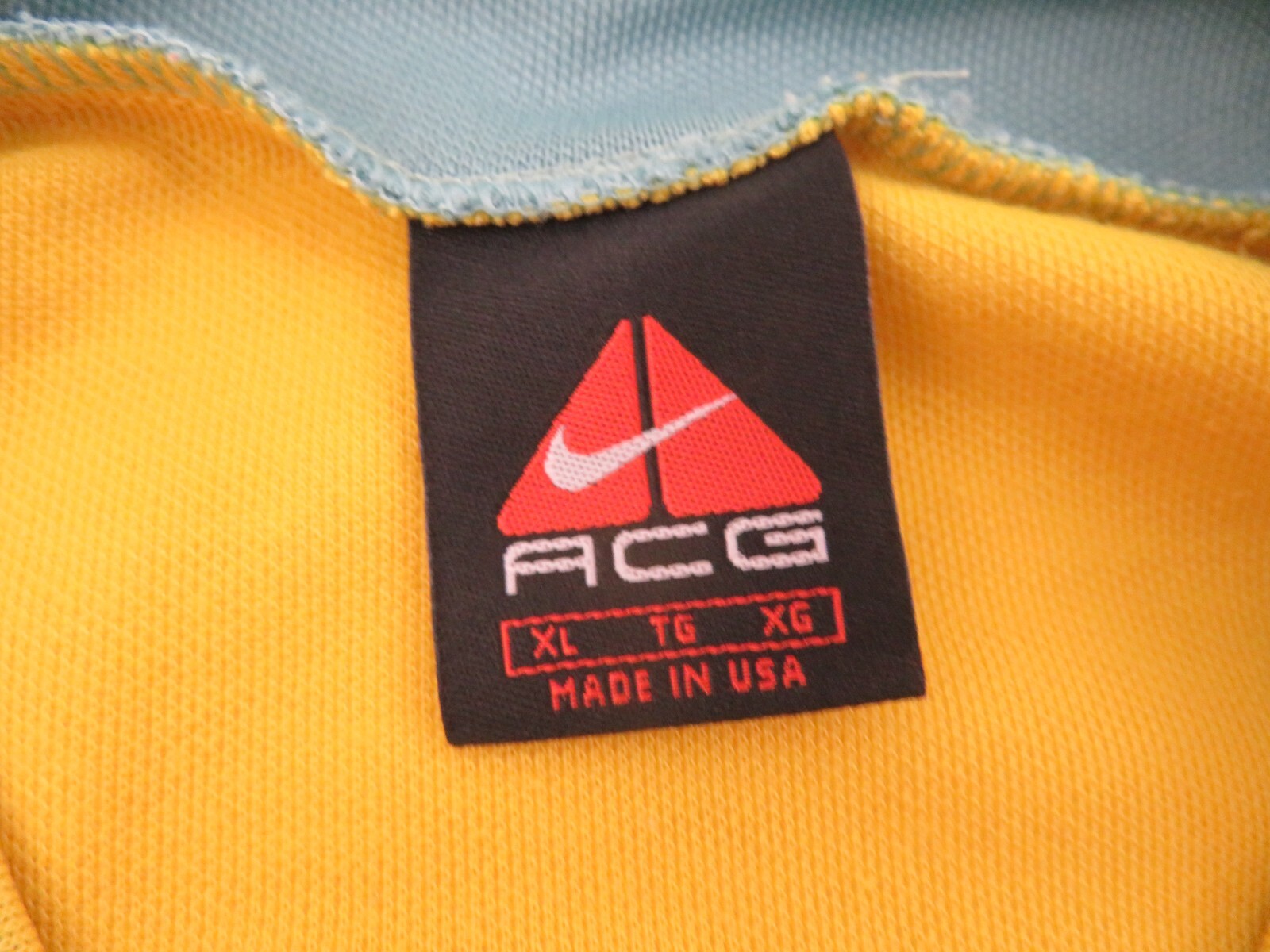 Vintage 90s Y2K Nike ACG Rare Made In USA Dri-Fit Cycling Bike Jersey Mens XL