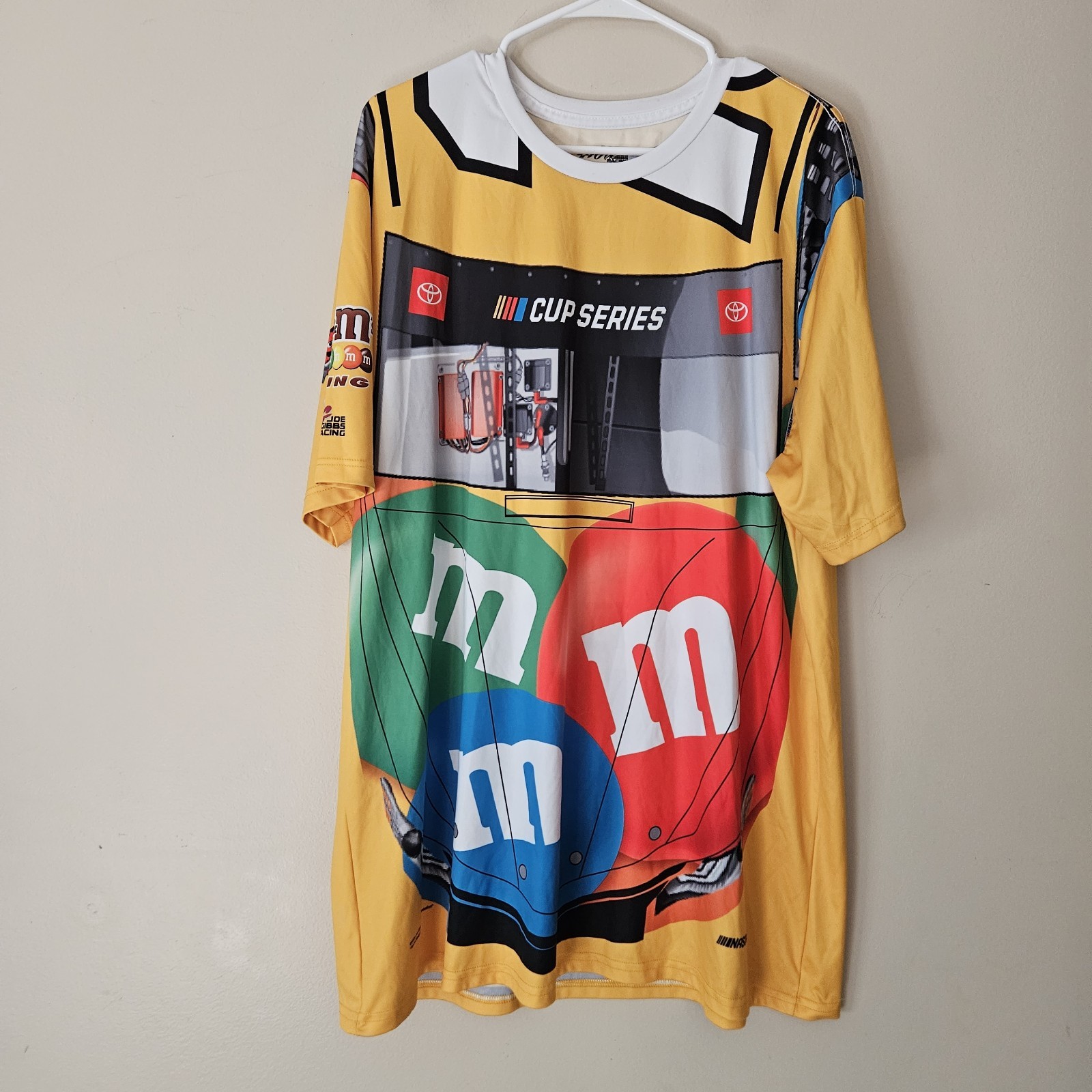 Cycling Short Sleeve Shirt Yellow M&M, Size 3XL XXXL