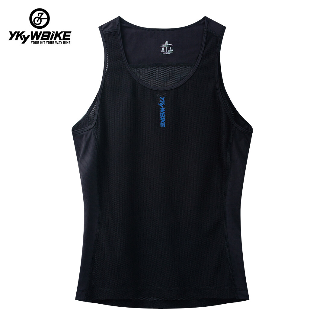 YKYWBIKE Womens Base Layer Sleeveless Cycling Jersey Breathable Bike Mesh Top