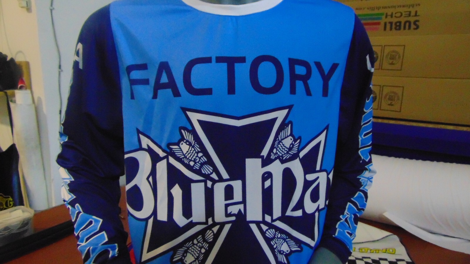 BLUE OLD SCHOOL BIKE JERSEY CLASSIC MAX BMX JERSEY BIKE SHIRT BMX XL