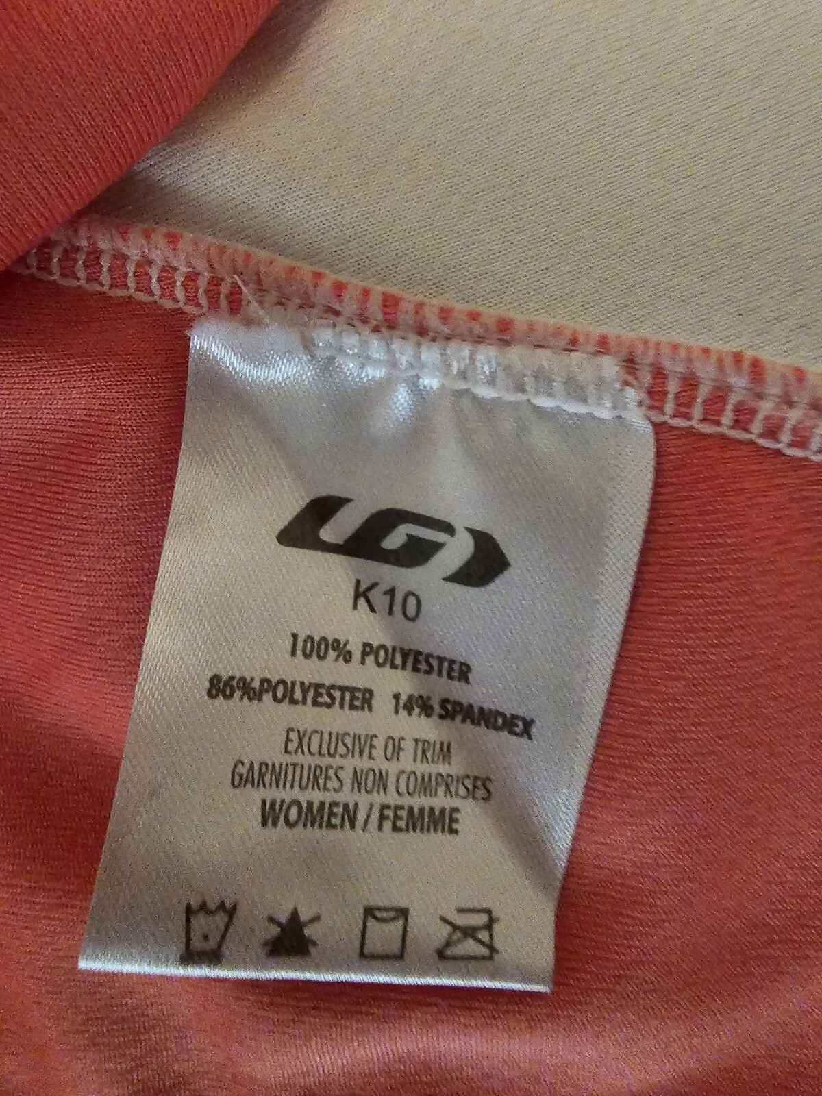 Louis Garneau Women’s Cycling Jersey Pink White Black 3/4 Zip Size Small