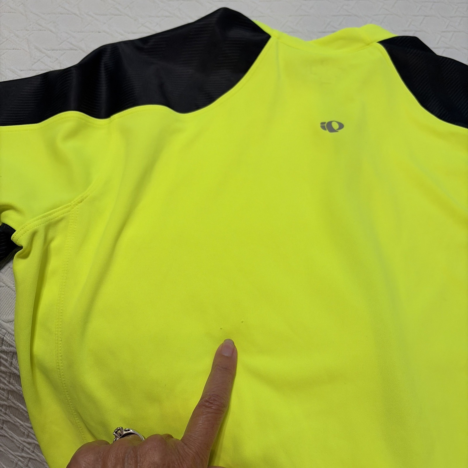 Pearl Izumi Mens Short Sleeve Cycling Jersey T Shirt XL Yellow Racing Bike Tee