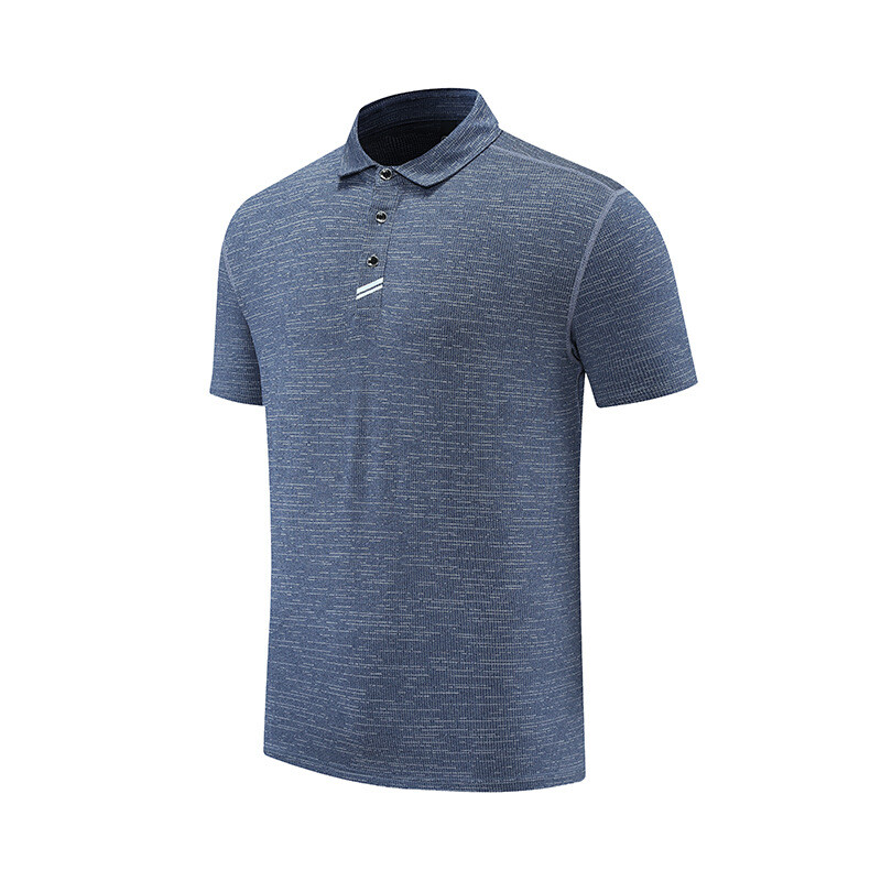 Men’s Sports Shirt Reflective Stripes Quick Dry Collar Various Colors Clothes