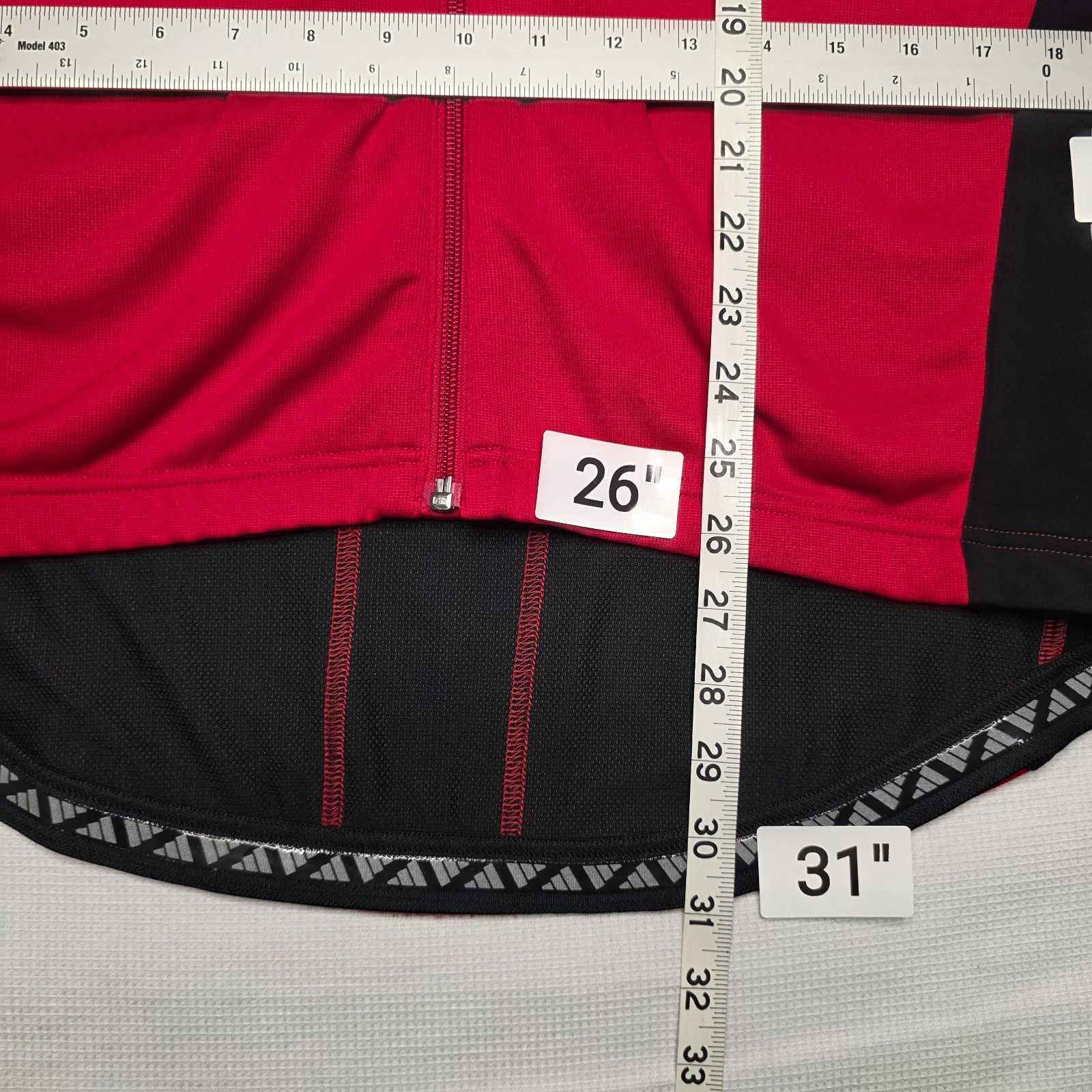 Adidas adiStar Men’s Cycling Jersey LS XL Red Black ClimaWarm