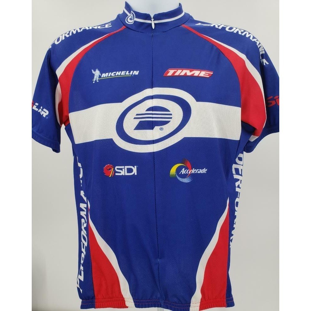 Performance Bicycling Vest Red White And Blue Size Large
