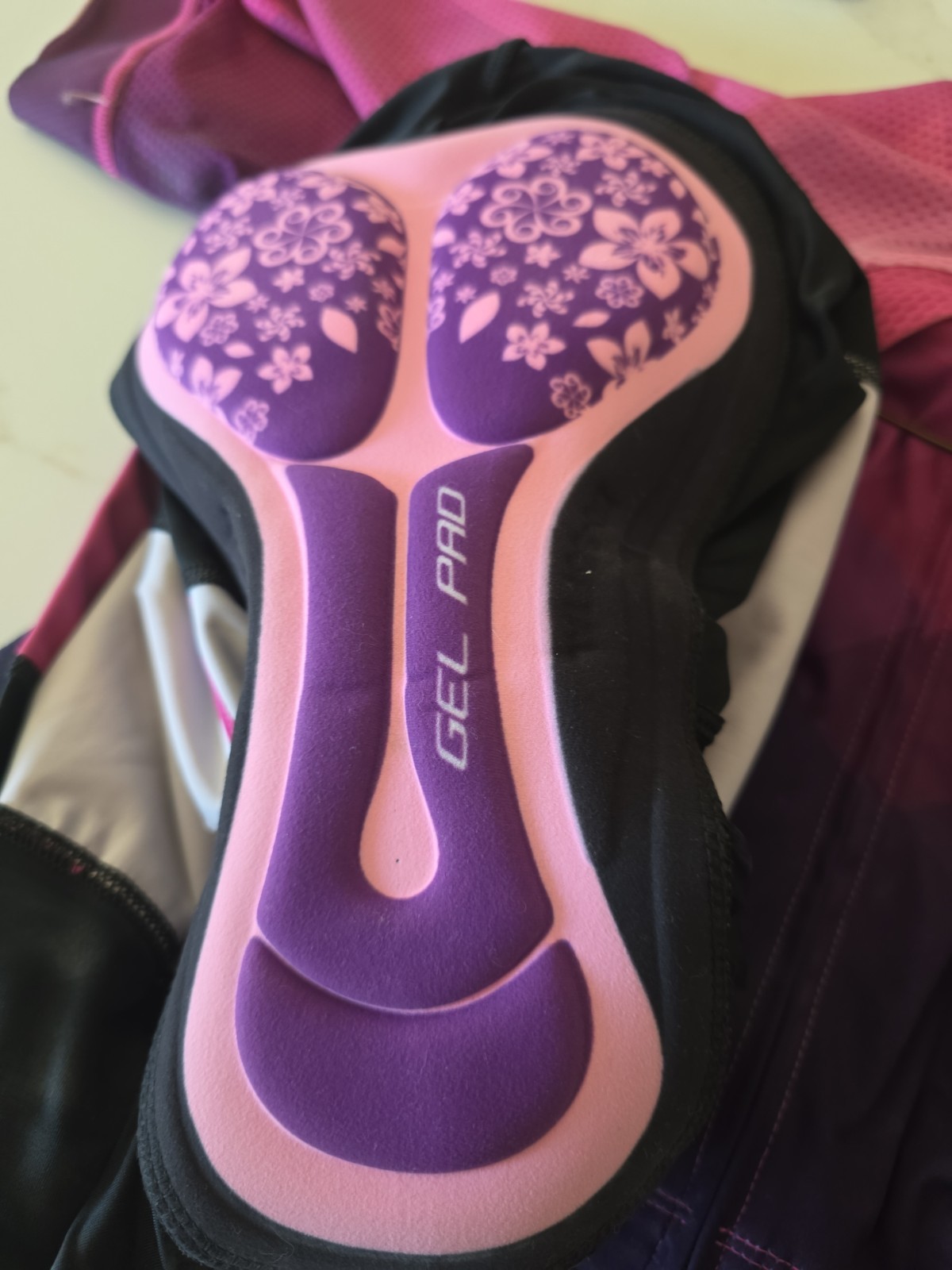 Baleaf Cycling Jersey Womens L Pink And Purple Full Zip Pockets And Pants