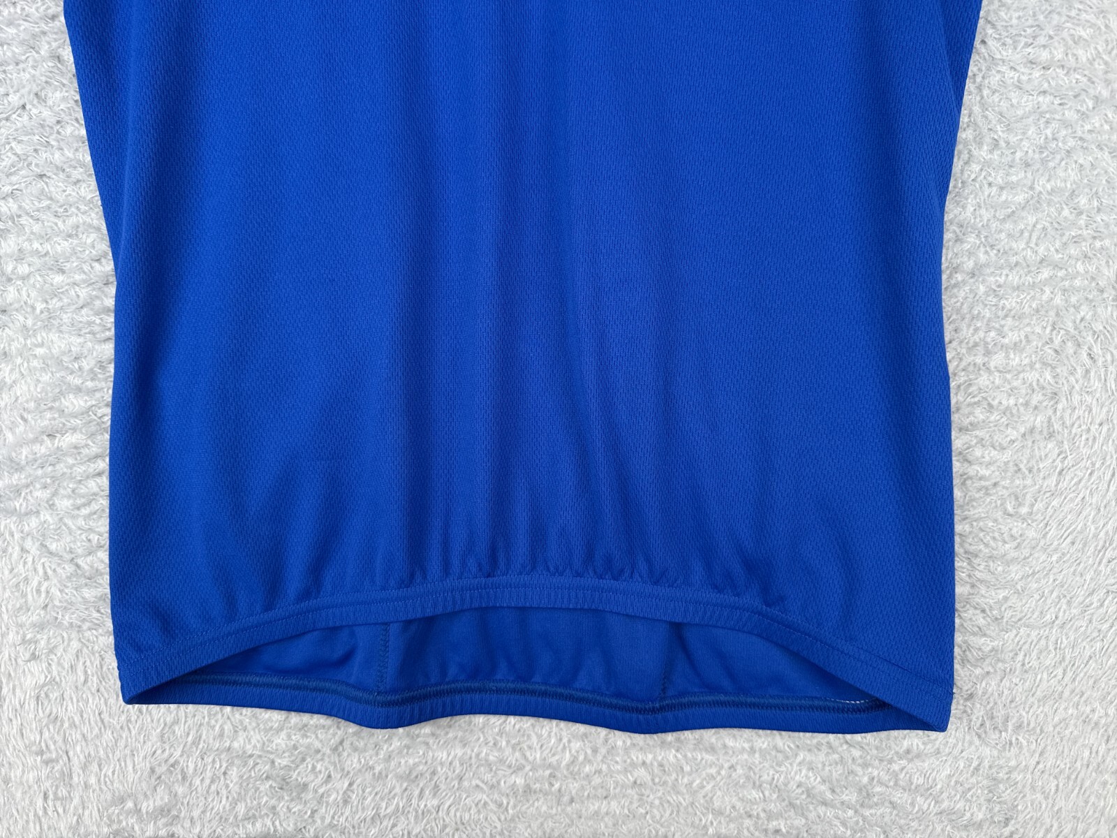 VINTAGE Canari Cycling Jersey Adult Extra Large Blue 100% Polyester 1/4 Zip