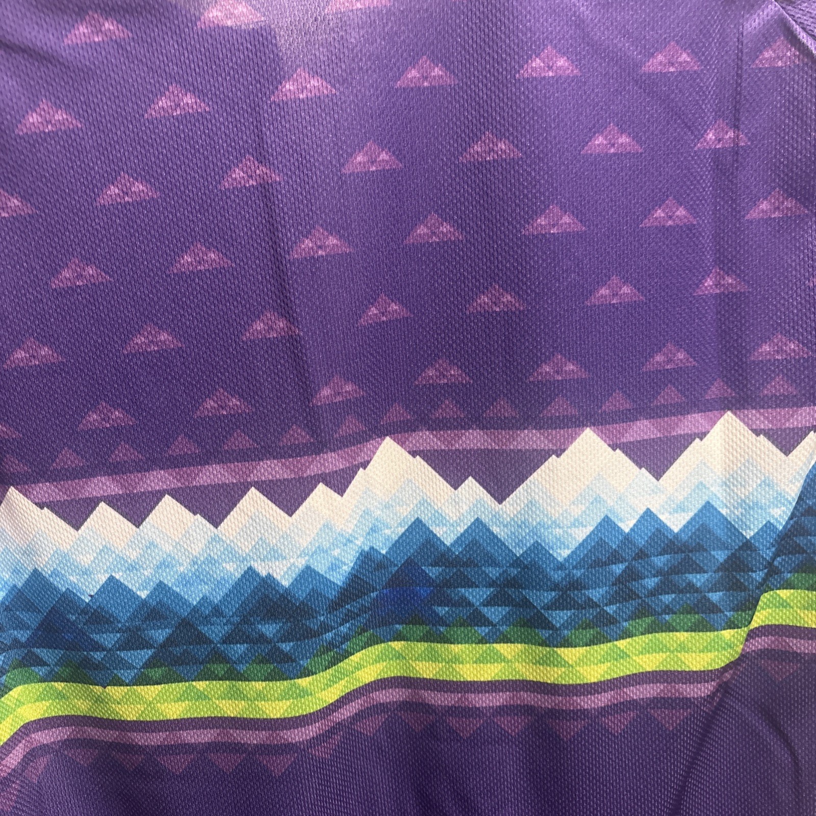 Pearl Izumi Quest Full Zip Short Sleeve Bike Jersey Colorado Mountains Womens M