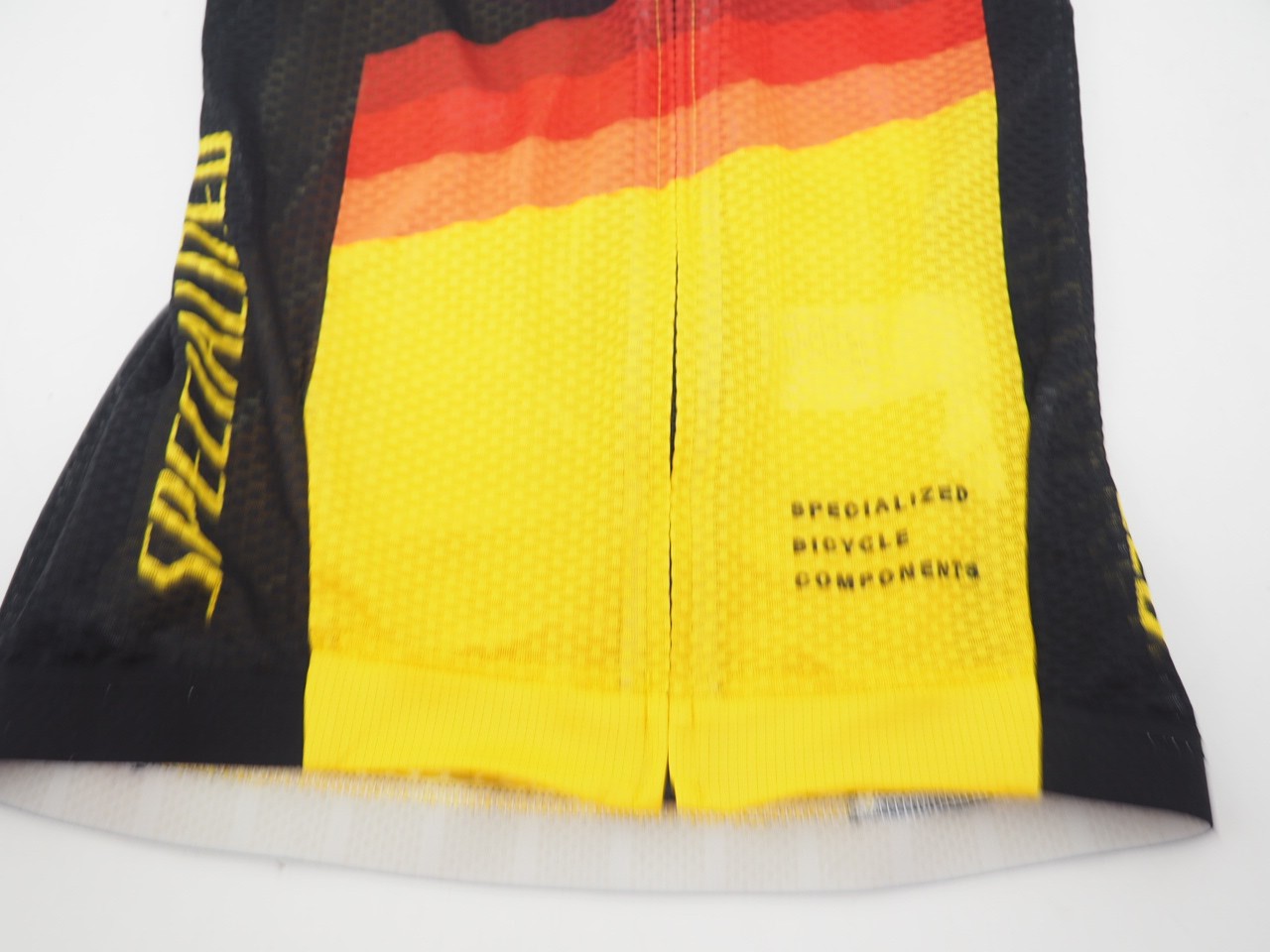 Specialized Racing Lightweight Cycling Jersey Size XXS Orange/Yellow/BK/WH