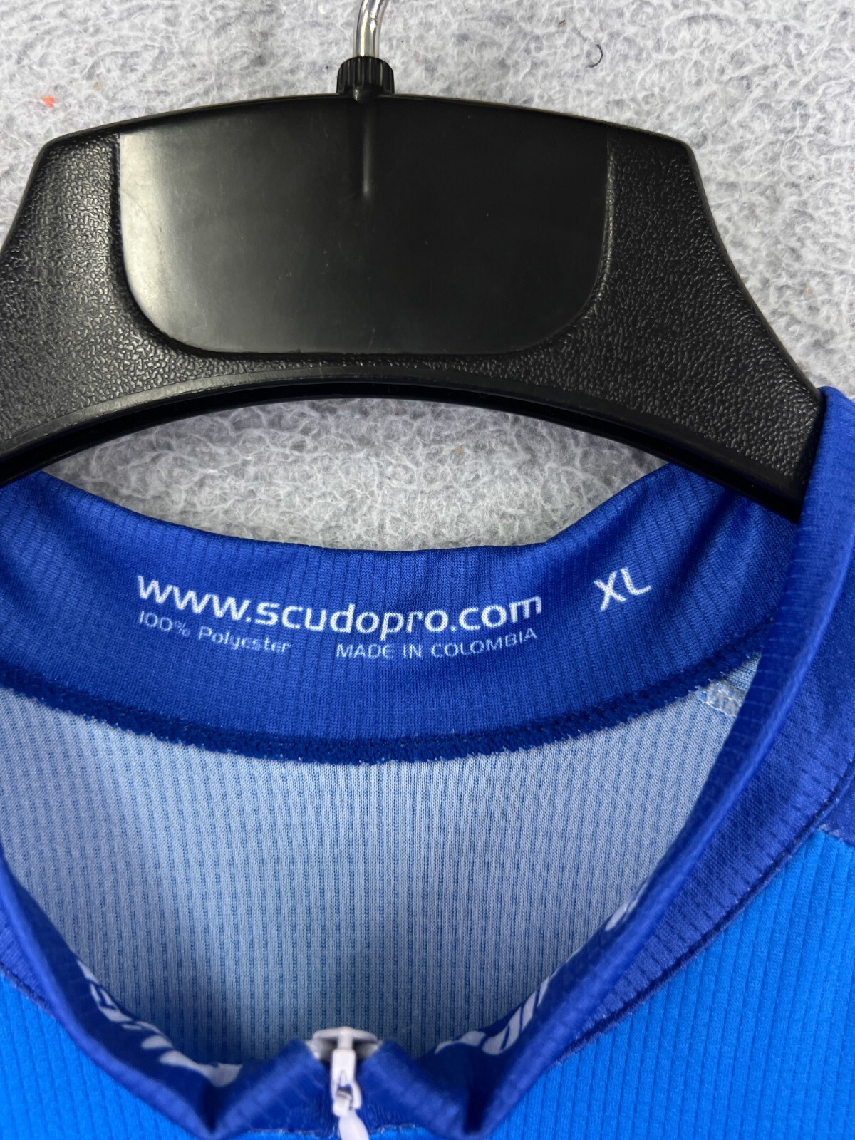 Scudopro Cycling Jersey Adult Extra Large 1/2 Zip 100% Polyester Pockets
