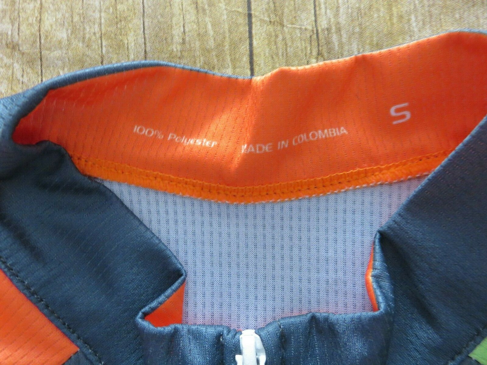 ASARCO Grupo Mexico Bicycle Jersey Miners Multi Color Full Front Zip Club Fit S