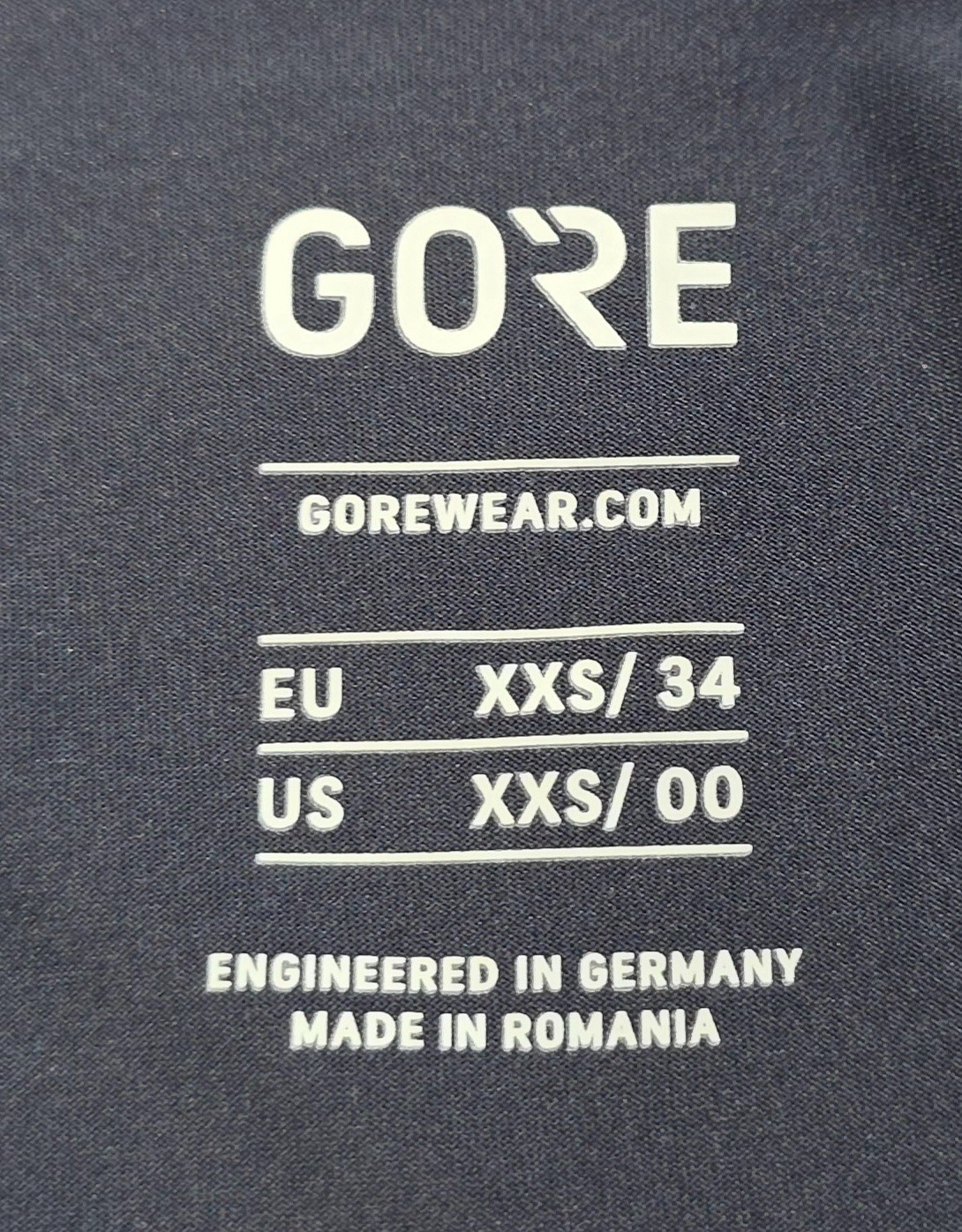 Gore Torrent Full-Zip Cycling Jersey Womens XXS Black Short Sleeve Performance