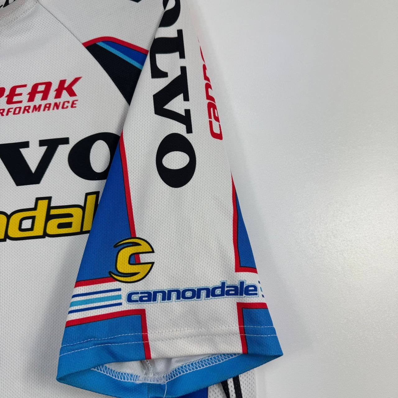 Volvo Cannondale Cycling Jersey Shimano Peak Performance Mens Size L