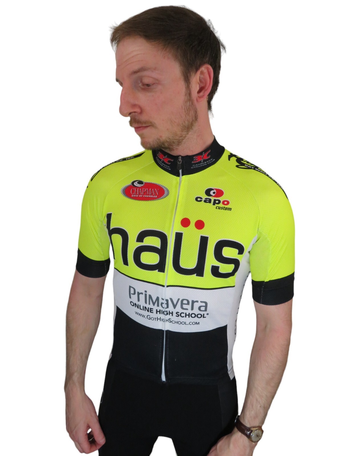 Vintage Capo Made In Italy Haus Pro Team Cycling Jersey Adult Small Mens Womens