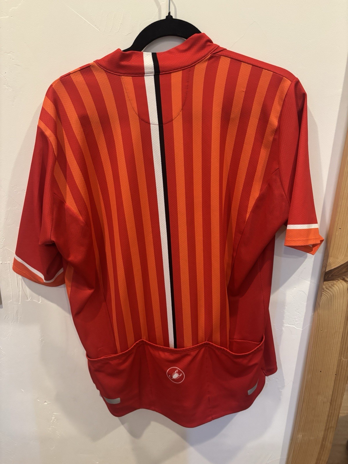 Castelli Cycling Jersey Men’s 3XL Red Full Zip Road Bike Jersey