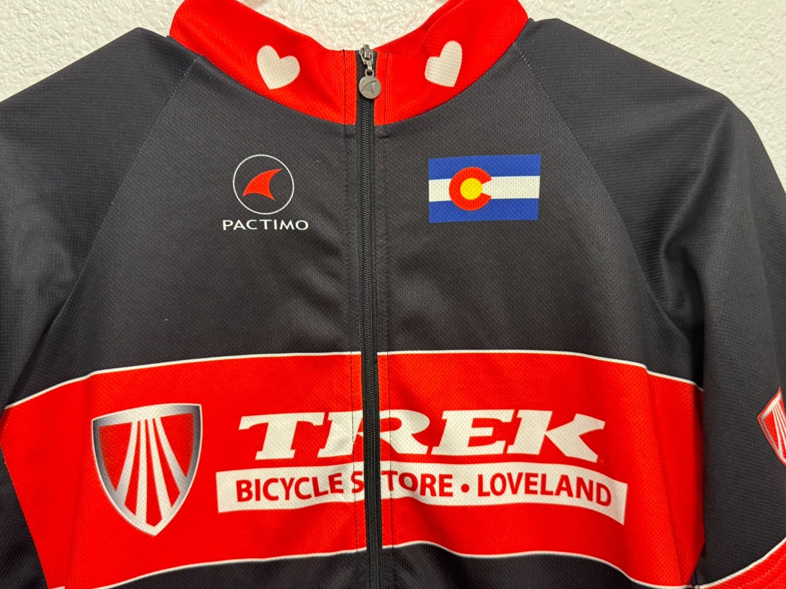 Pactimo Trek Bicycle Loveland Large unisex cycling jersey full-zipper pockets