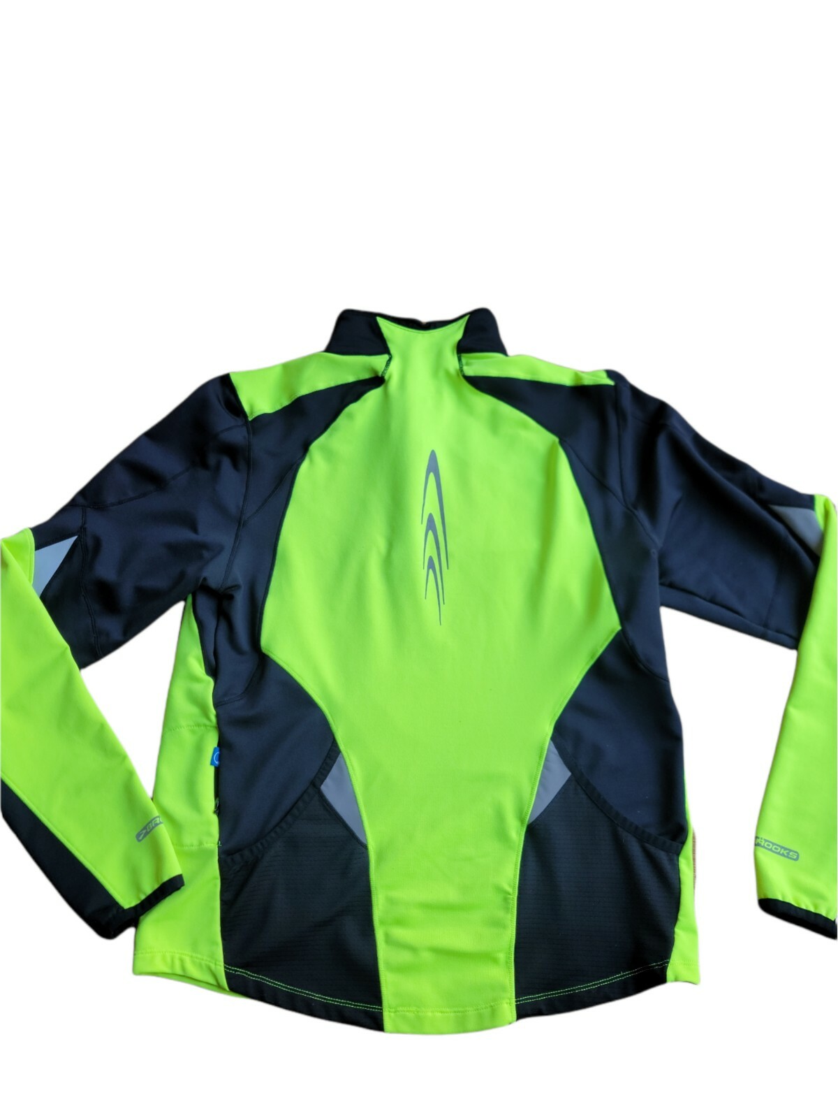 BROOKS Mens Long Sleeve Bright Cycling Pullover Jersey Top Size S