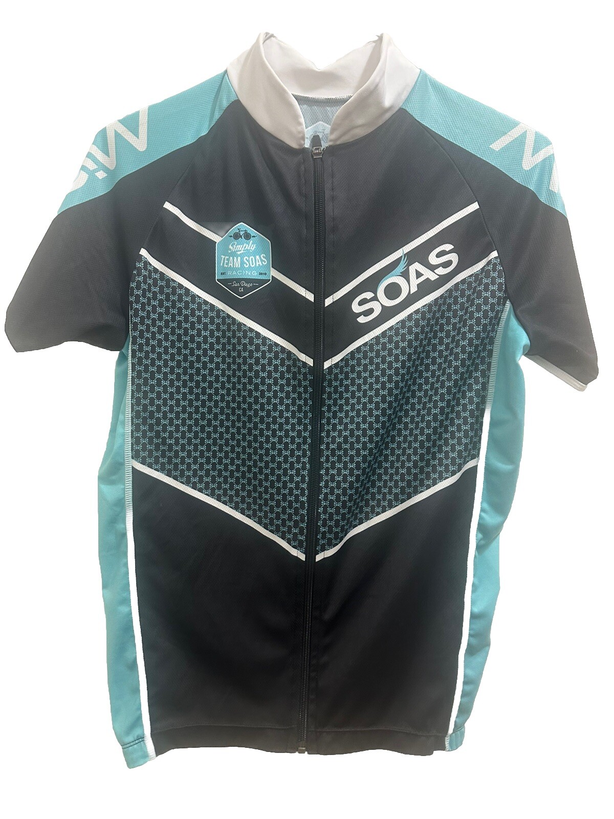 Soas Signature Print Cycling Jersey Men’s Size Large Rare Free Shipping