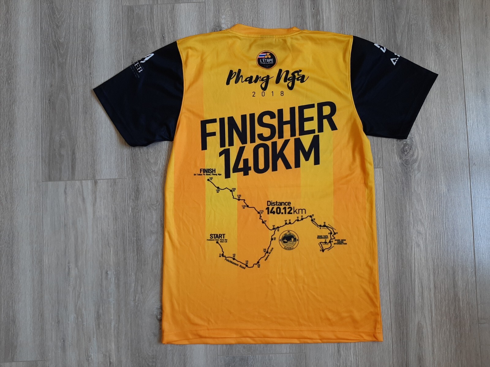 L’Étape Thailand by Tour de France 2018 Cycling Shirt Size S Jersey Cycle Yellow