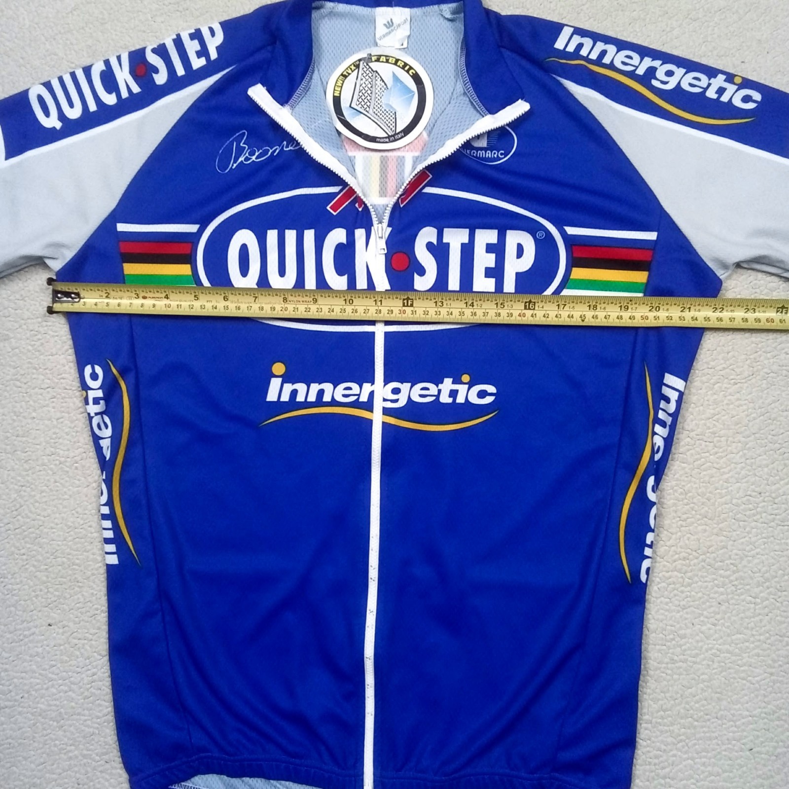 DEADSTOCK 2006 Quick Step Tom Boonen Special Ed. Jersey Signature Print Size XXL