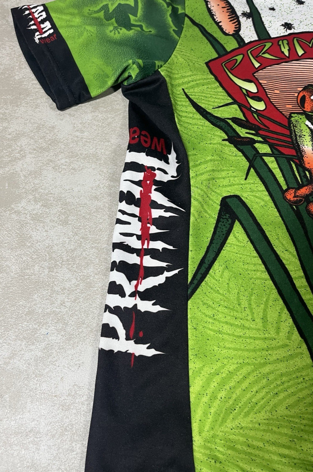 Primal Wear Bar Hopper Frog Cycling Jersey Size SEE DESCRIPTION 1349