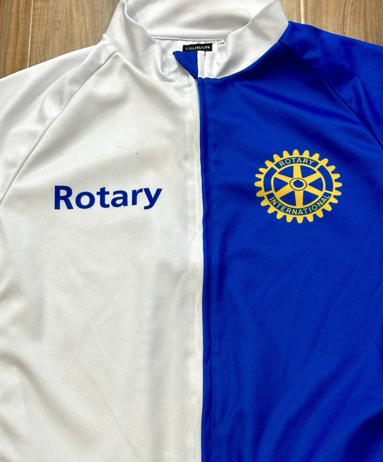 Rotary International Cycling Jersey End Polio 2018 Toronto Full Zipper XSMALL