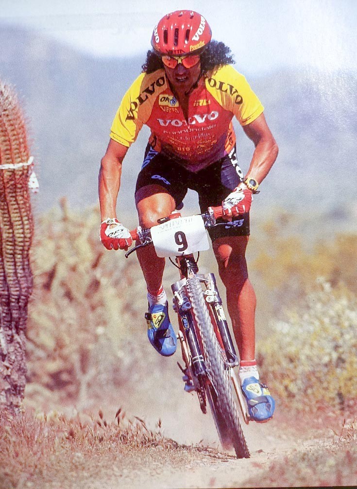 RARE VTG 1994 Team VOLVO Cannondale Vetta MTB Cycling Jersey USA Made — Size M