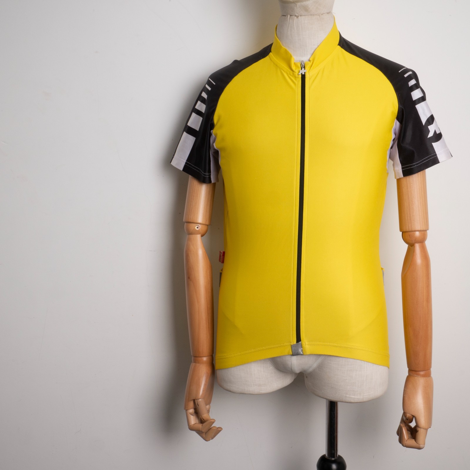 Assos Mens Switzerland S.Uno Cycling Full-Zip Jersey – Yellow, Size M/L