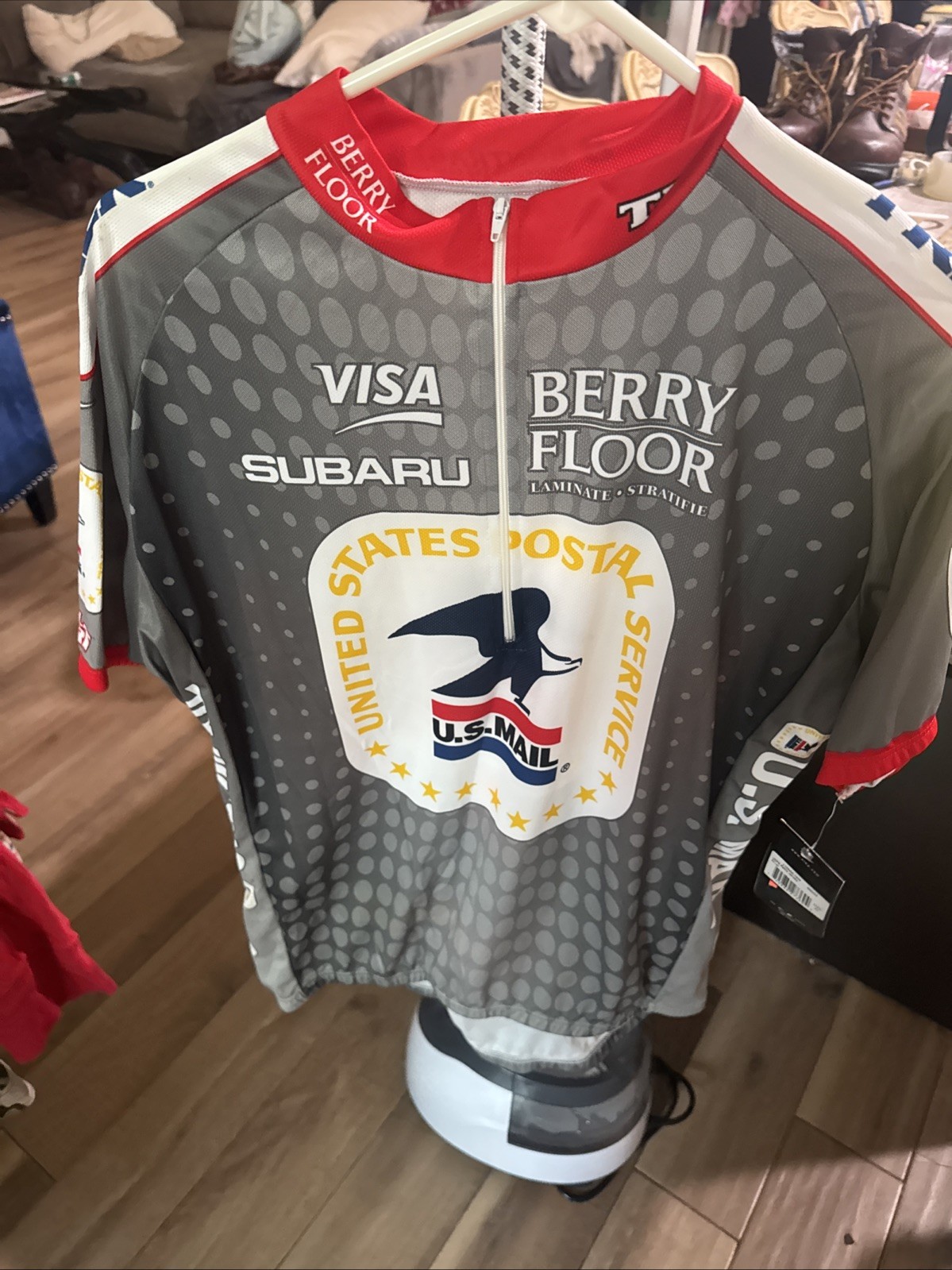 Vintage NWT 2003 Nike Trek USPS Team Size XL Retro Cycling Jersey