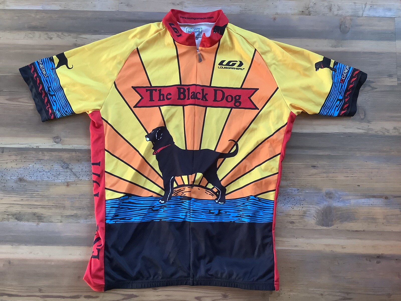 Louis Garneau The Black Dog Cycling Jersey Xl