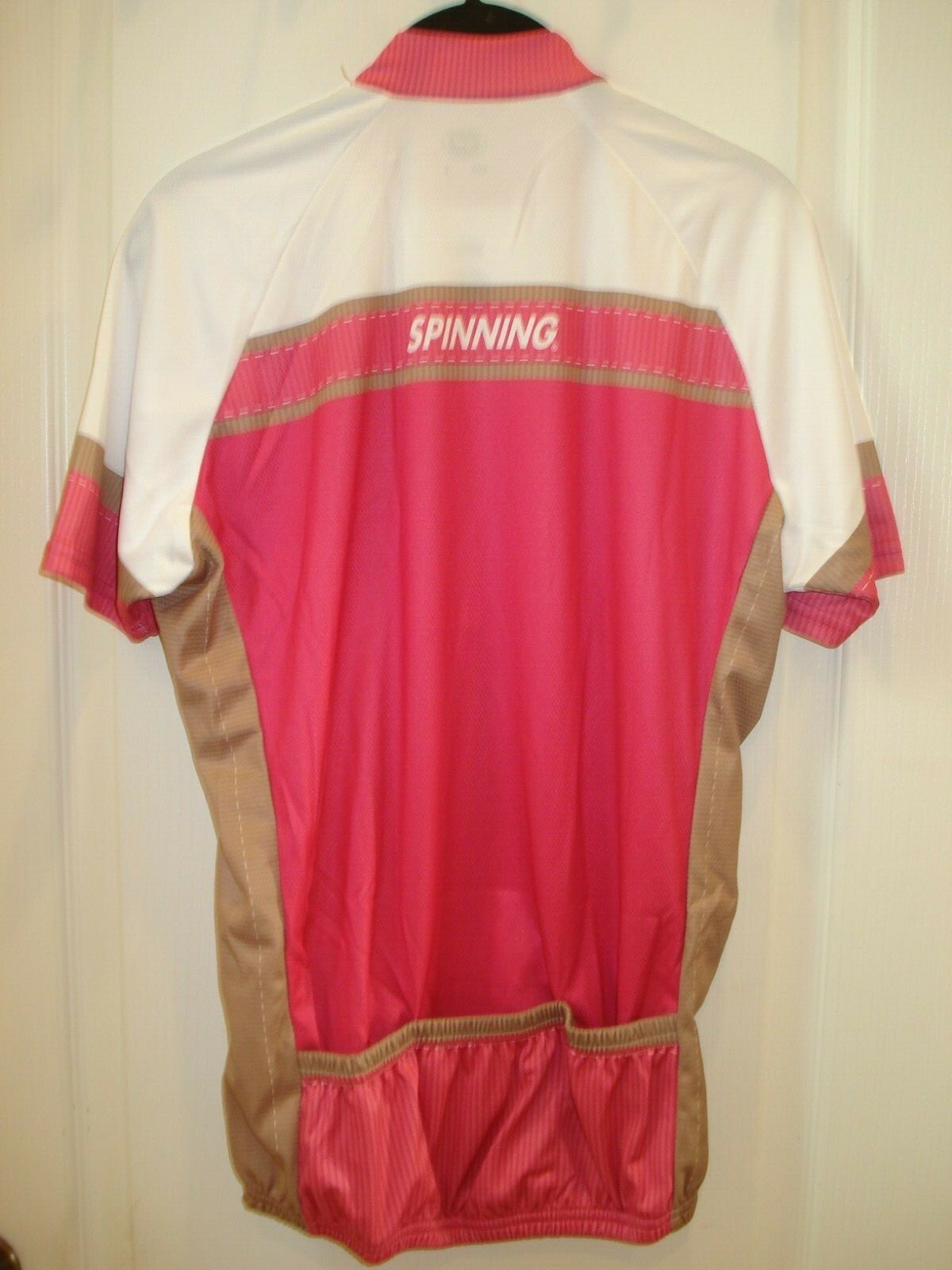 WOMENS “SPINNING” STITCH CYCLING JERSEY NWT LARGE