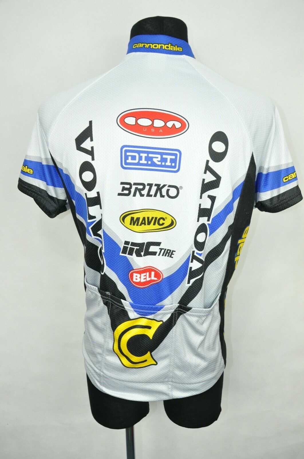 Cannondale Volvo Cycling Men’s Jersey Made in Usa size L