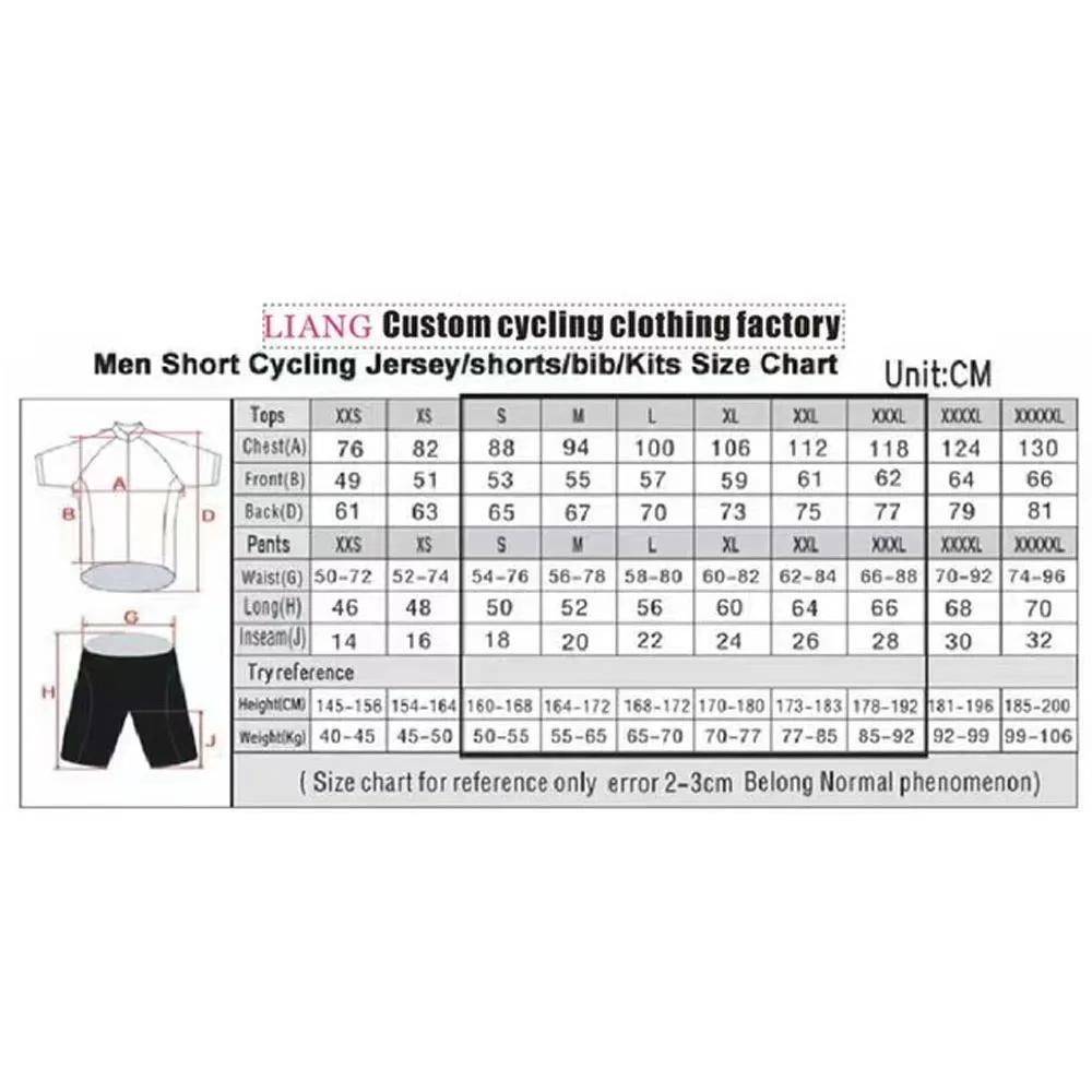 2026 Black Cycling Jersey Bib Shorts Set Road Bike Team Racing Outfit
