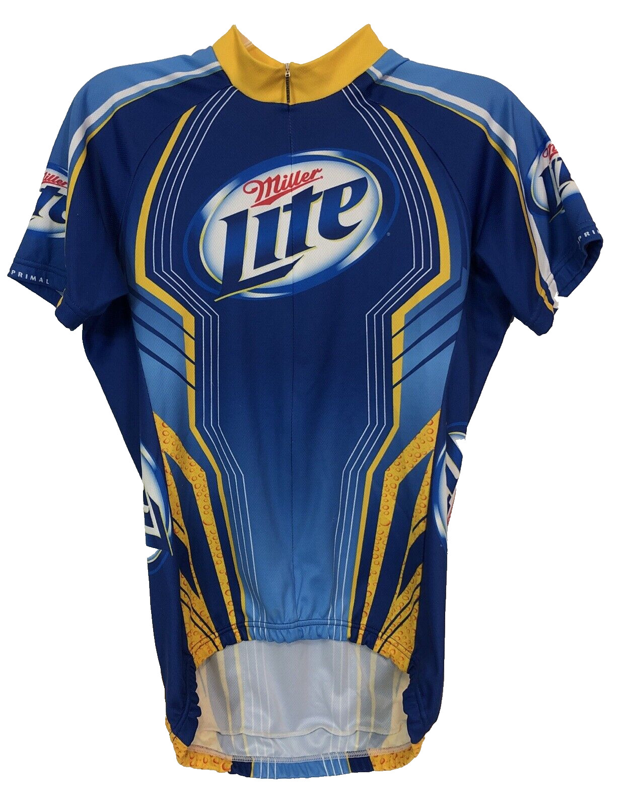 Primal Miller Lite Cycling Bike Jersey 3/4 Zip Short Sleeve Men’s Small Novelty