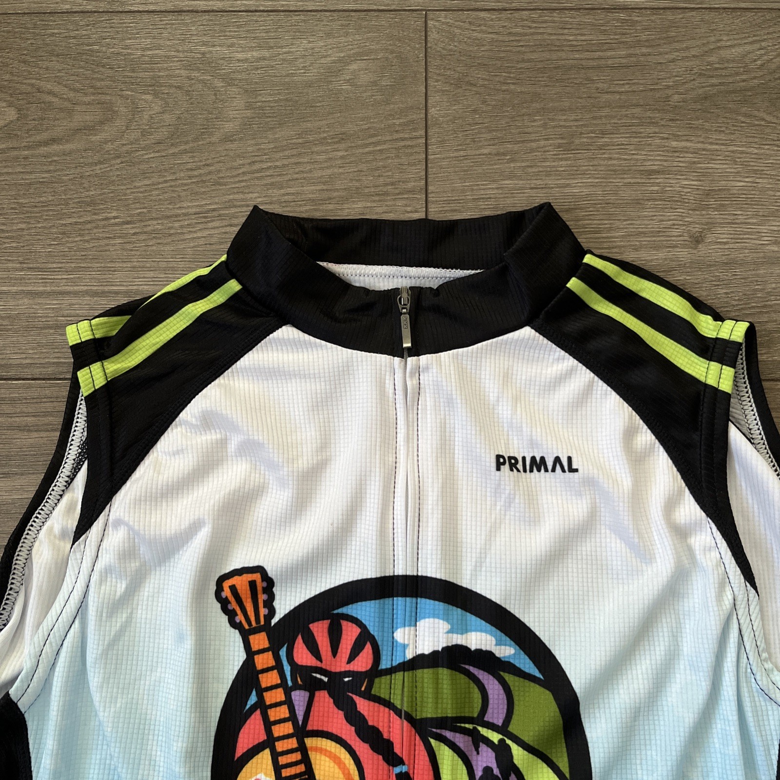 Primal Cycling Jersey Womens M Sleeveless Full Zip Multicolor