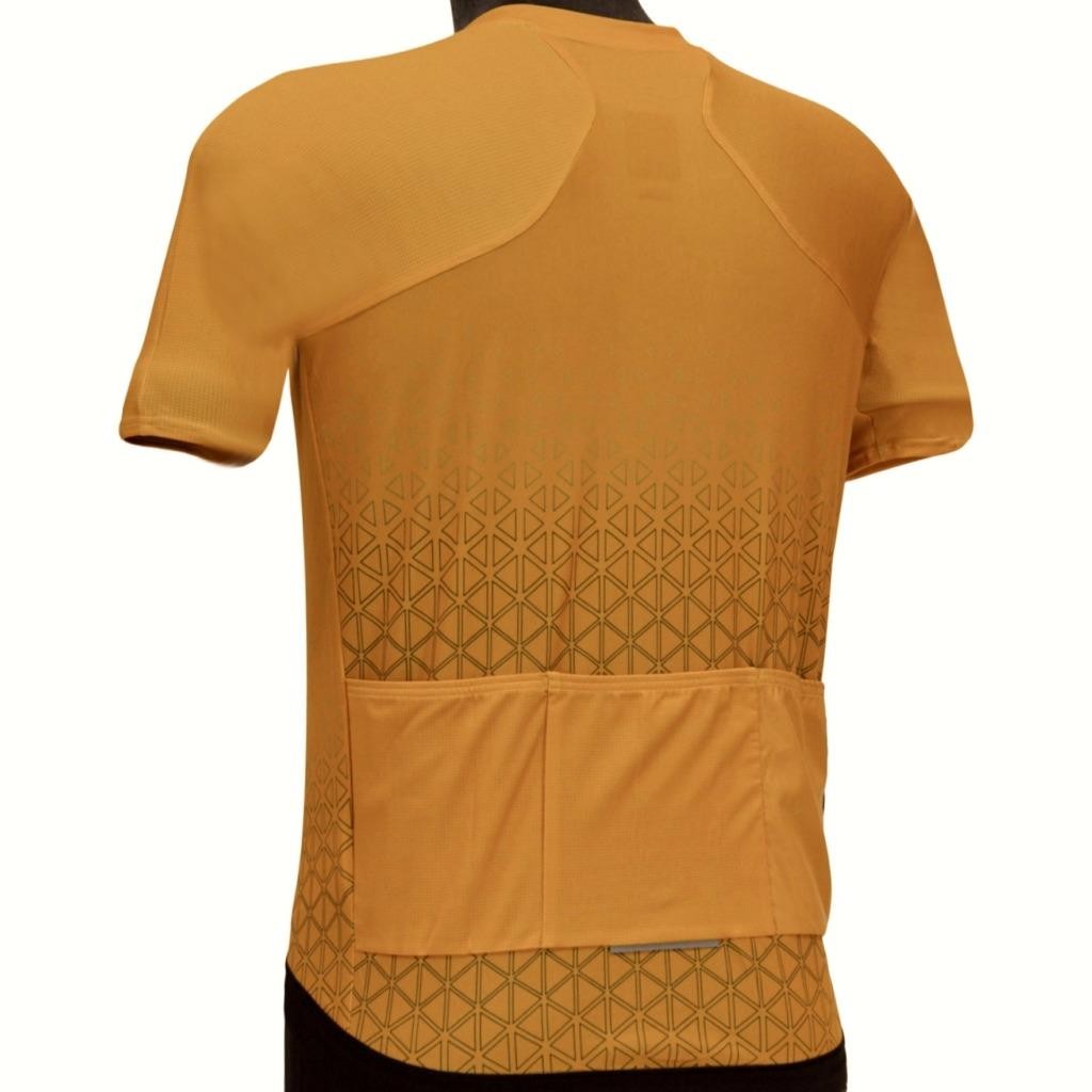 Oakley Endurance Packable Jersey Mens Size M Medium Amber Yellow Cycling Bike