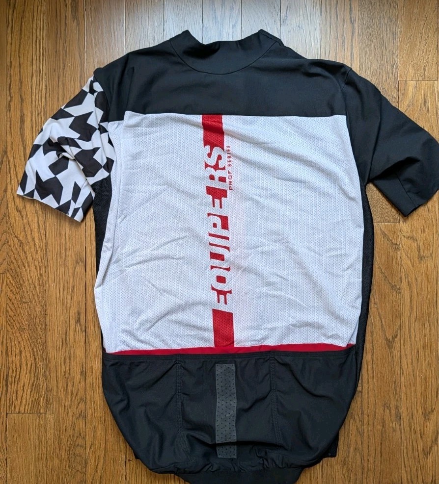 ASSOS Equipe RS Aero Cycling Jersey Men’s Large Black/White Few Wears MINT