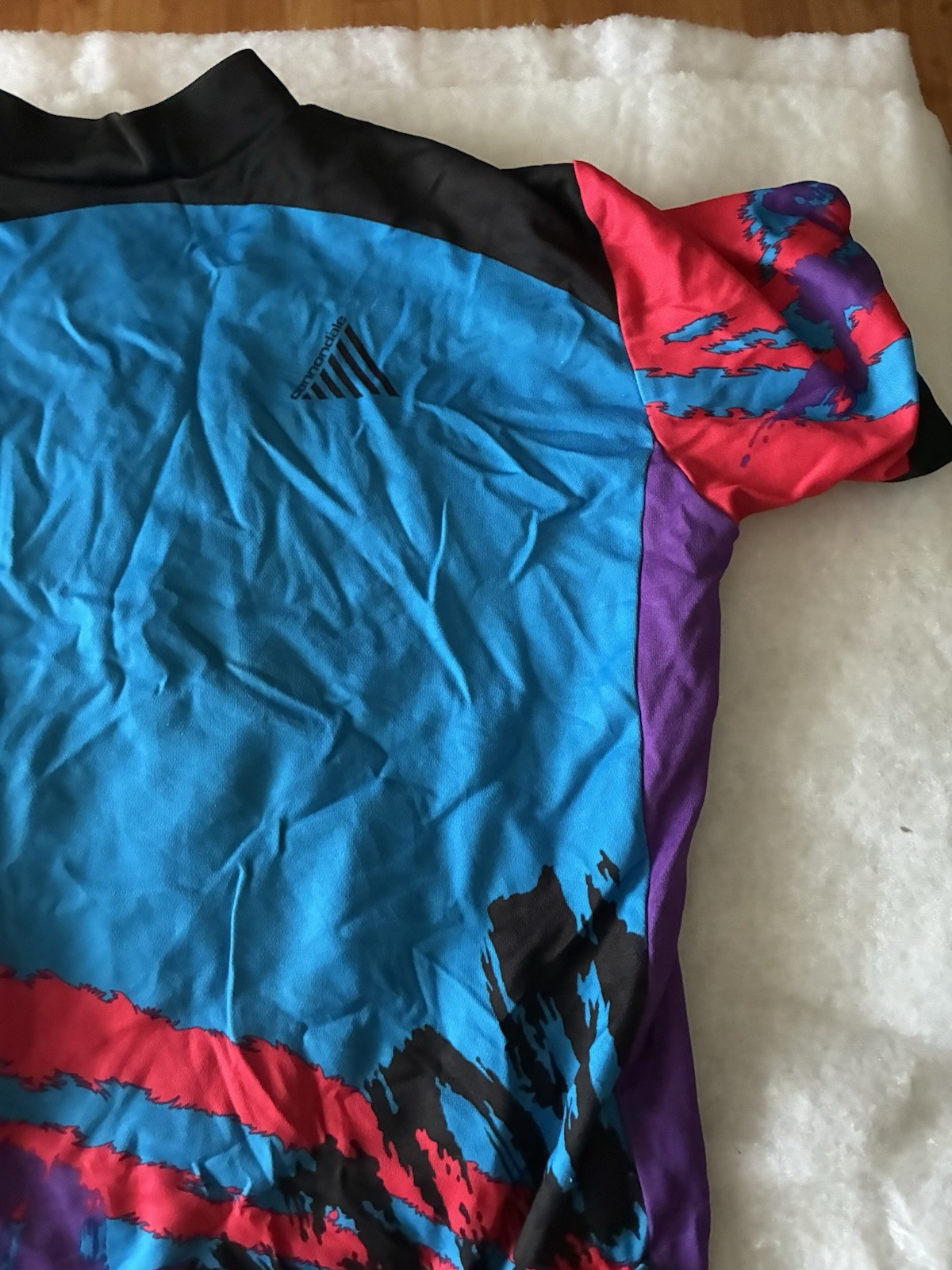 Cannondale Racing Jersey Shirt Mens Large USA 1/4 zip