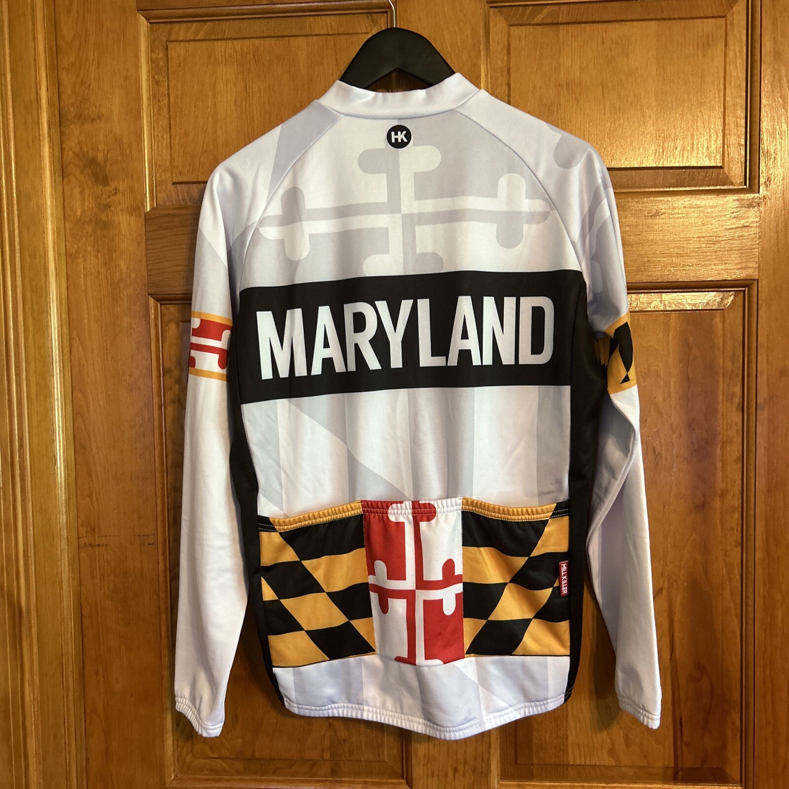 Hill Killer Women’s Maryland 2.0 Full Zip Thermal Jersey 3 Rear Pockets Med-EUC