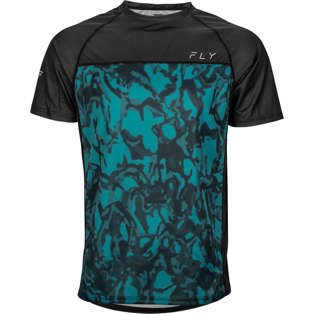 Fly Racing Super D Jersey Medium Evergreen Camo / Black