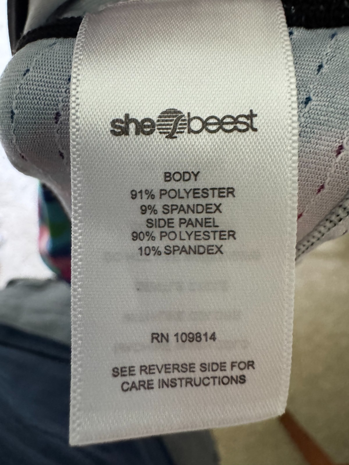 Women’s Shebeest Black Floral Cycling Short Sleeve Jersey (M)