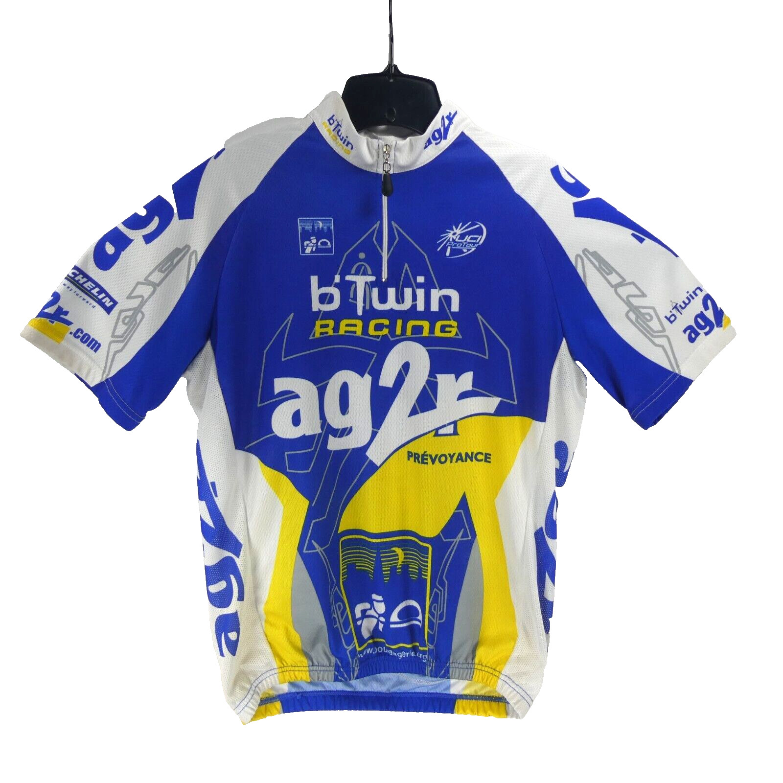 Zerie Men’s Medium B Twin Racing team ag2r Cycling Jersey Michelin