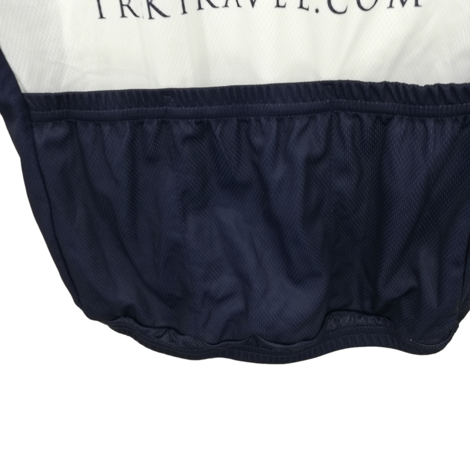 Trek Travel Short Sleeve Cycling Jersey Size S Womens 3/4 Zip White Race Set In