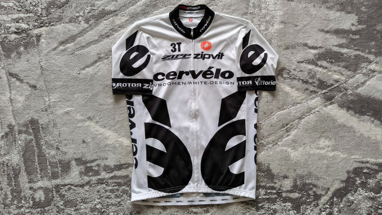 Castelli Cervélo Test Team Full Zip Men’s Cycling Jersey Size: L