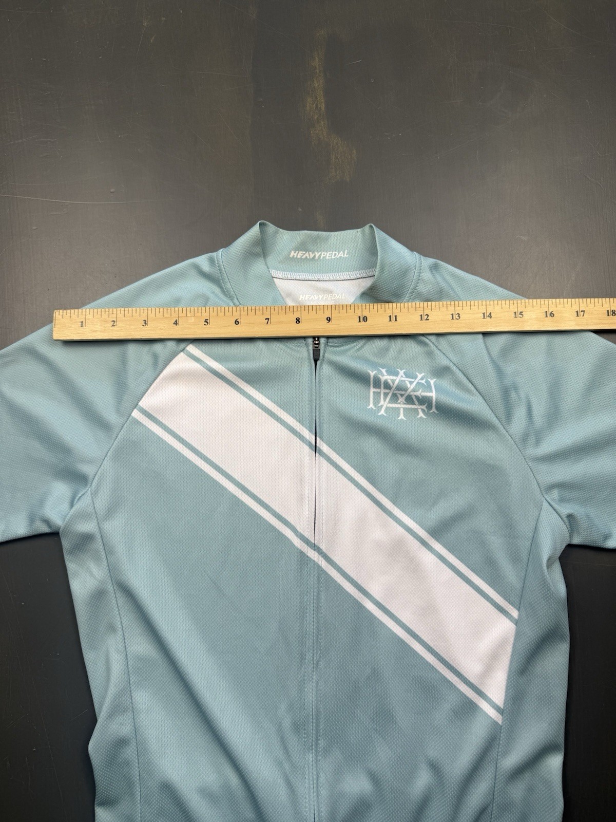 Heavy Pedal Cycling Jersey Mens Small Blue Biking Active Shirt Bike Lightweight