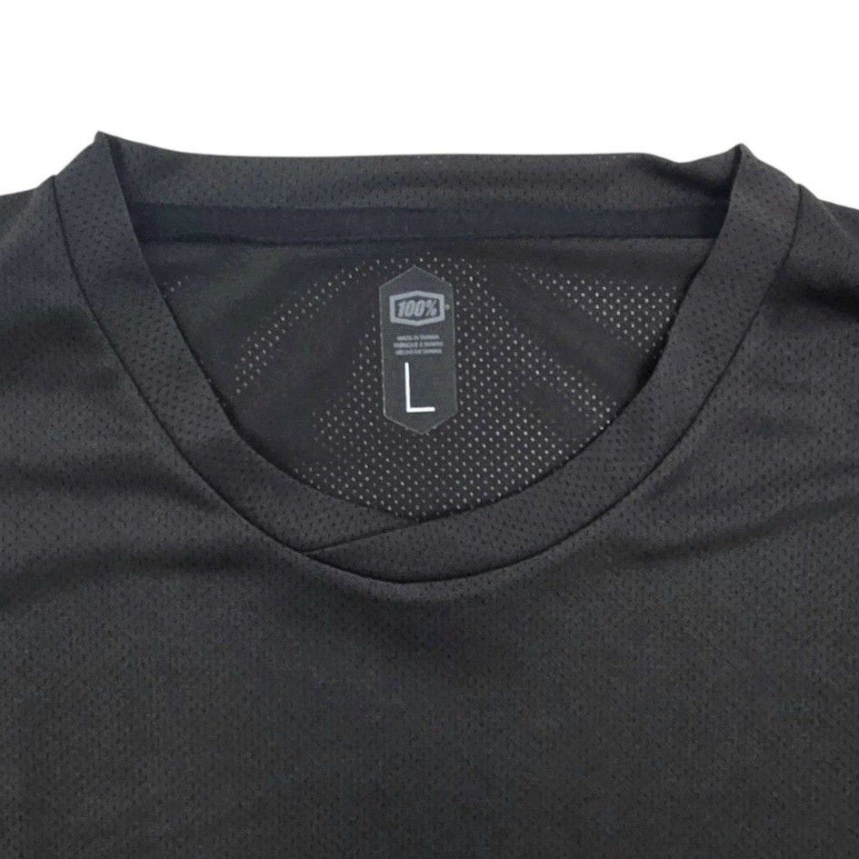 100% Men’s Ridecamp Mountain Bike Jersey Size Large Long Sleeve Black Charcoal