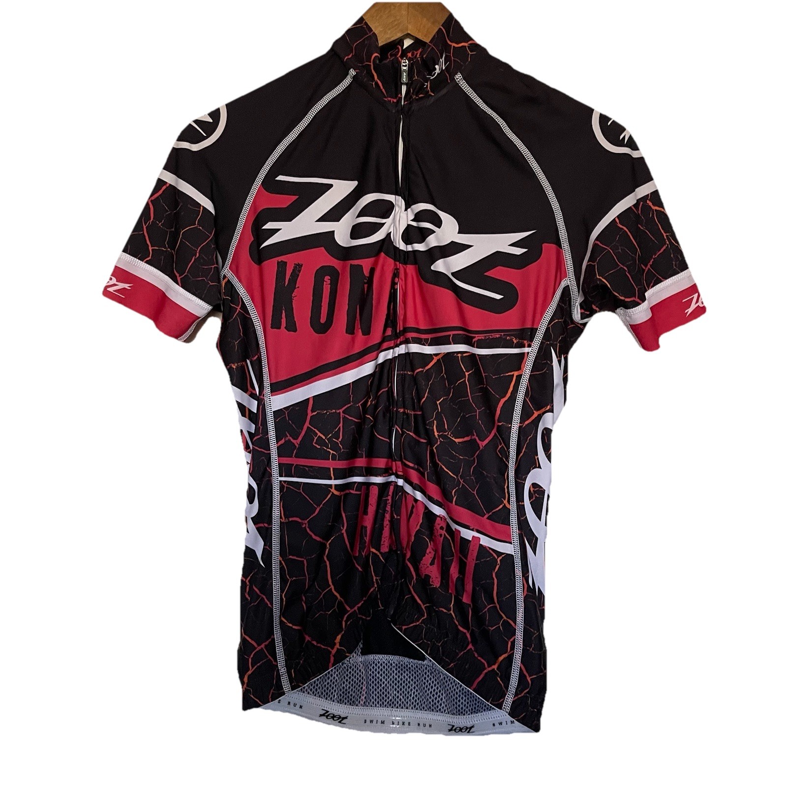 Zoot Cycling Jersey Mens Small Multicolor Stretch Swim Biking Running Cycling