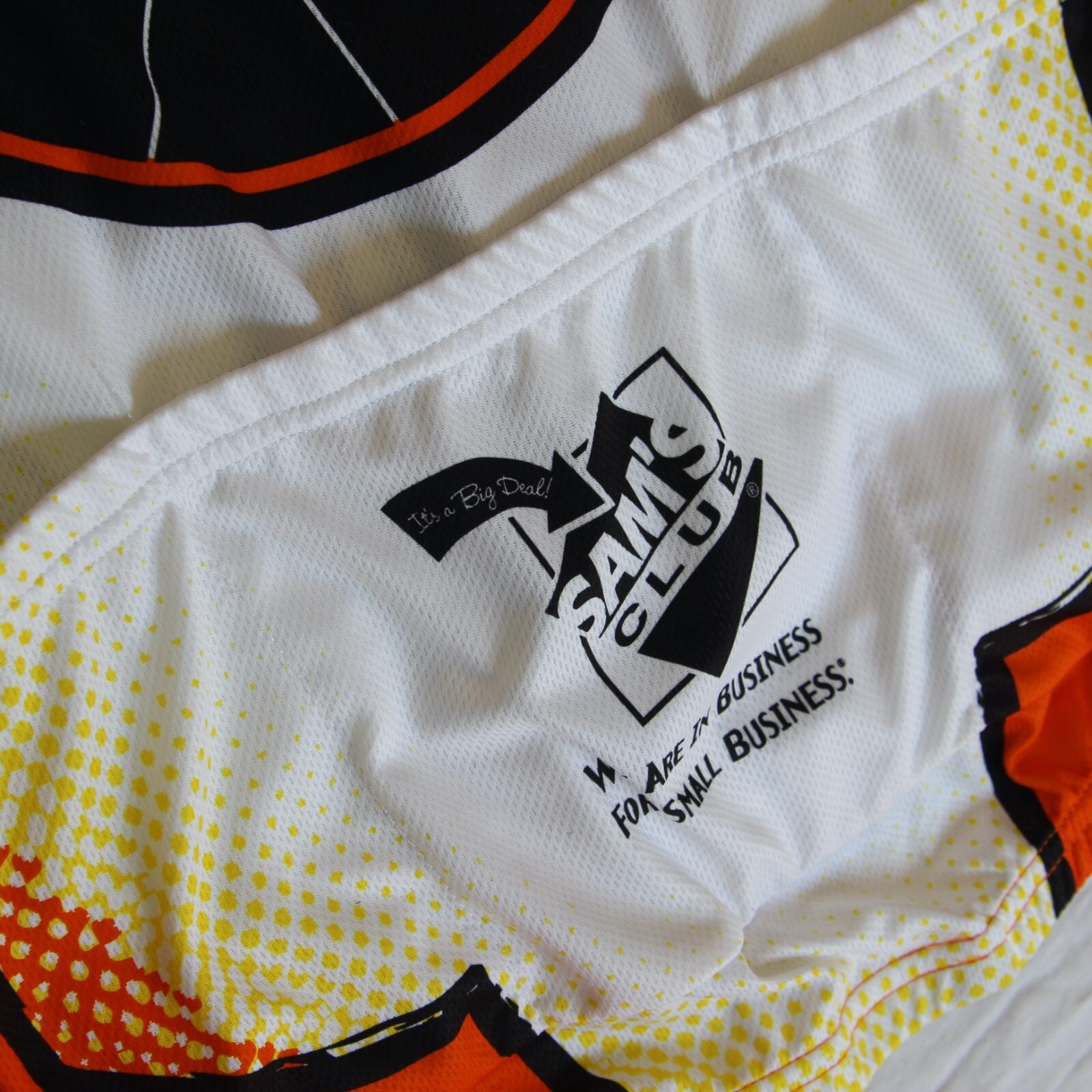 VOmax Cheesy Riders Bicycle Jersey Mens L Chester Cheetah Cheetohs MS 150 Tour