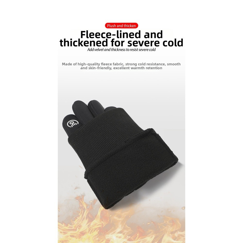 Thermal Ski Gloves Windproof Waterproof Touchscreen Friendly for Men and Women